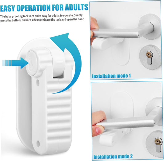 Door Lever Lock – Child Safety  ® Infinity Gear