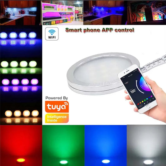 DC12V Tuya WiFi RGB LED Under Cabinet Light
