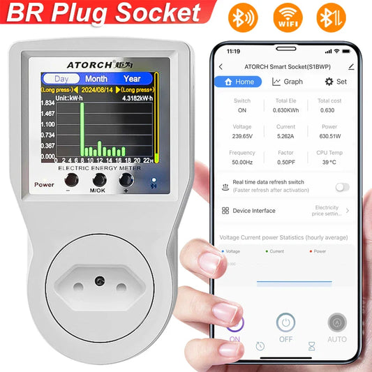 Tuya WiFi Smart Socket Power Meter