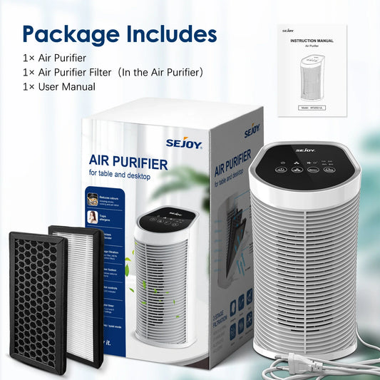 Sejoy Air Purifier with HEPA Filter