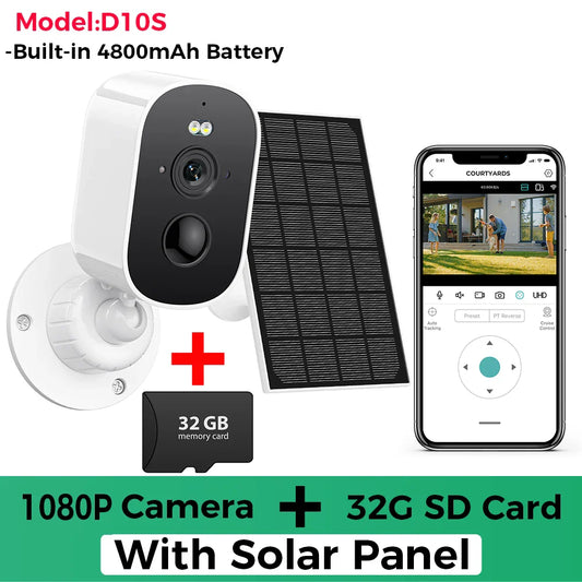 1080P WiFi Solar Security Camera