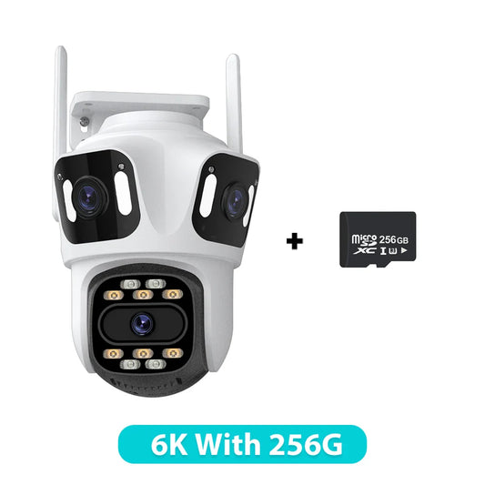 Three-Lens PTZ IP Camera Outdoor