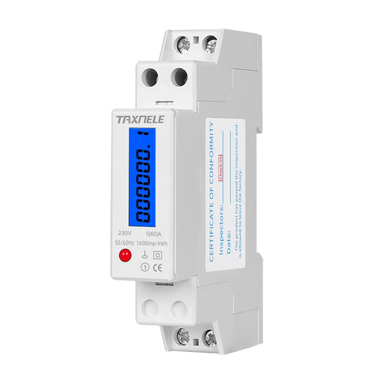 18mm Single Phase Digital Wattmeter