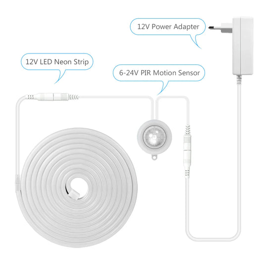 Motion Sensor LED Neon Strip Light
