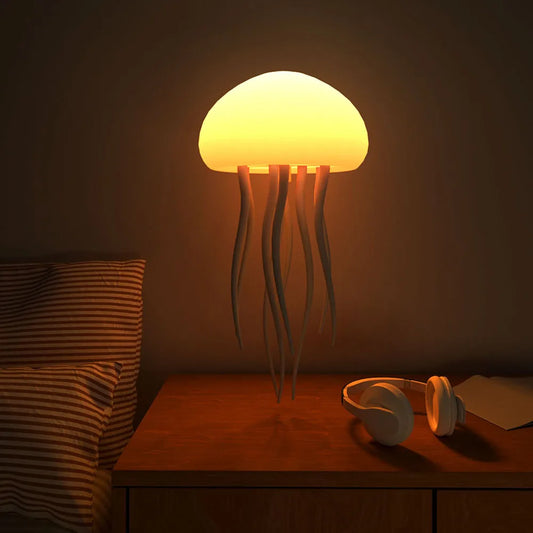 RGB Cartoon Jellyfish Night Light