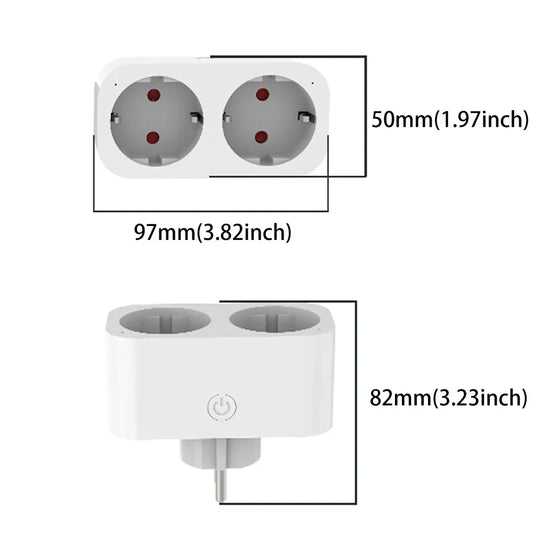 BORUIDAPLS WiFi Smart Socket EU/KR Plug