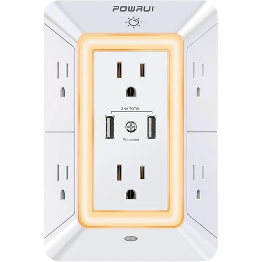 USB Wall Charger Surge Protector