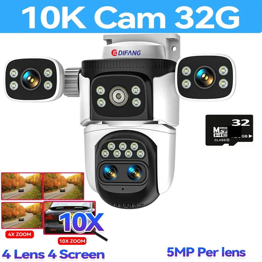 10K 20MP Home Security WiFi Camera