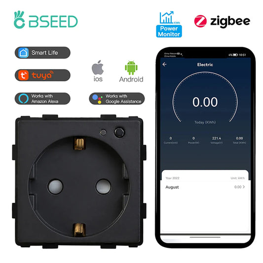 BSEED Zigbee Smart Socket EU