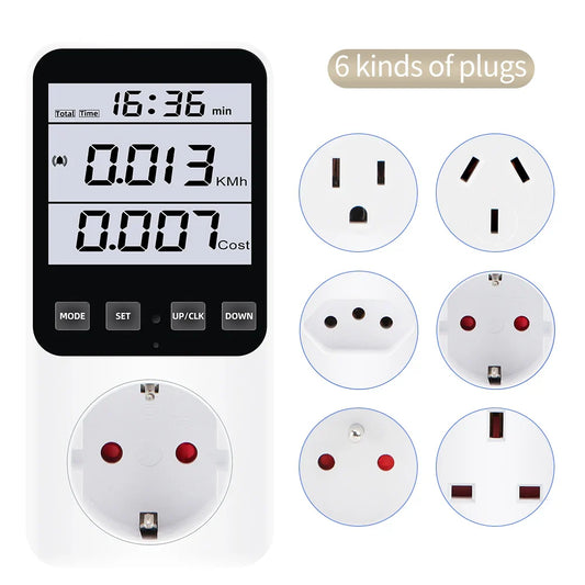 Digital Wattmeter Electric Consumption Meter