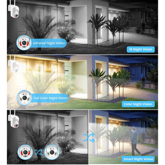 4MP PTZ WiFi IP Camera