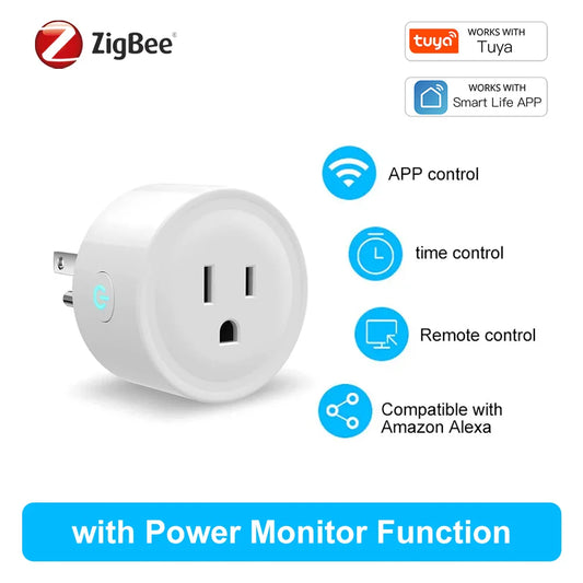 Tuya 16A Smart Plug Zigbee WiFi Socket