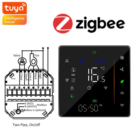Tuya ZigBee Digital Display Smart Thermostat
