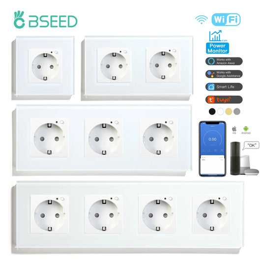 BSEED WiFi Smart Wall Socket EU