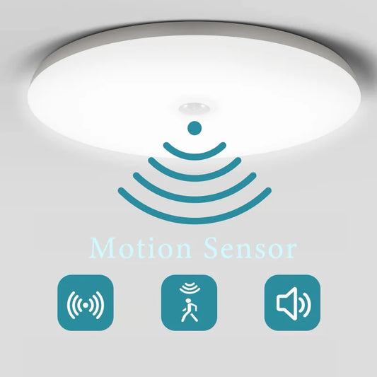 PIR Motion Sensor LED Ceiling Lamp