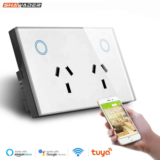 WiFi Tuya Smart Wall Socket SAA AU Plug Outlet