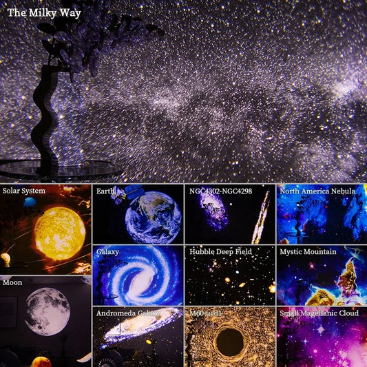 Galaxy Projector Night Light 360° Rotating