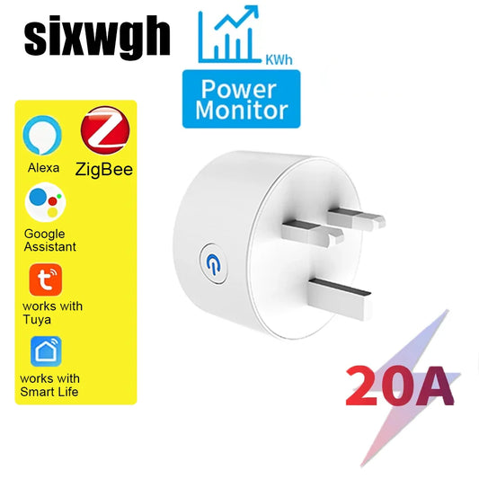 Tuya ZigBee Smart Socket UK Plug