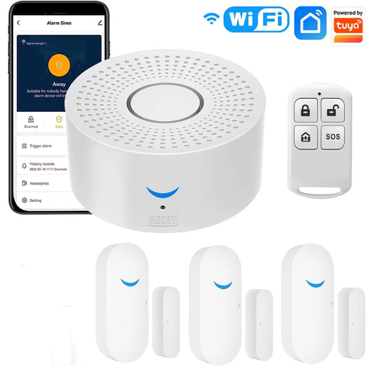 Tuya WiFi Smart Security Alarm System 433MHz