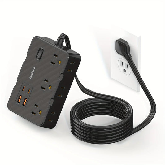 Surge Protector with 6 Outlets and 4 USB Ports