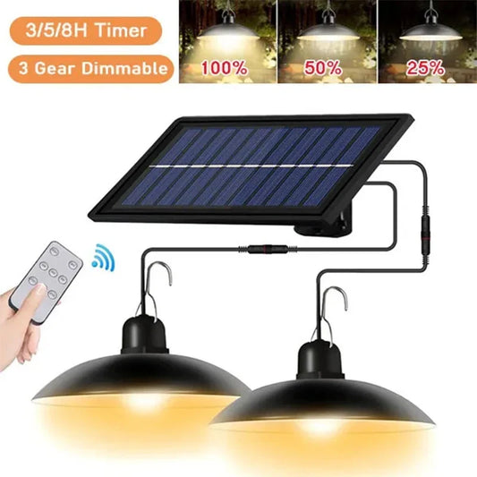 Solar Pendant Light Outdoor LED Lamp