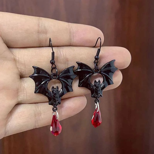 Gothic Vampire Bat Earrings – Women’s Jewelry  ® Infinity Gear