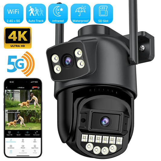 5K 10MP HD WiFi PTZ Camera