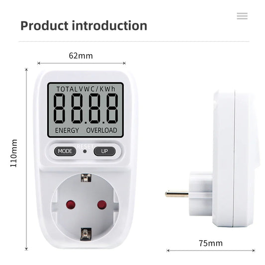 Electricity Power Meter Wattmeter