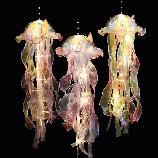 Gradient Jellyfish LED Night Light