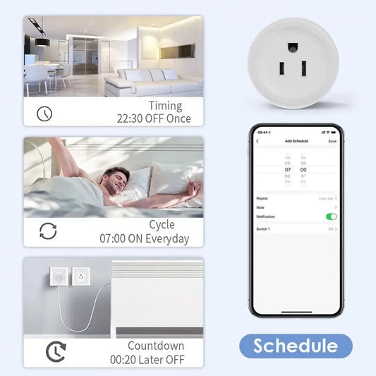 Tuya Smart Wifi Plug US Standard