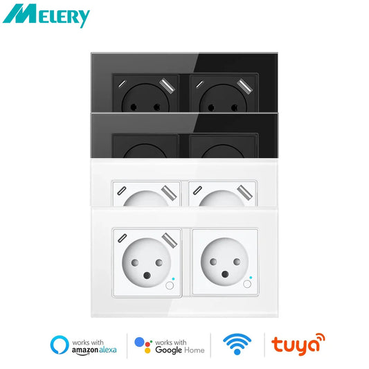 Melery Tuya Smart Wall Socket