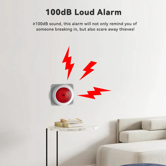 Meian Tuya 100dB Wireless Siren Alarm