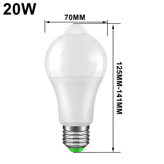Motion Sensor LED Light Bulb