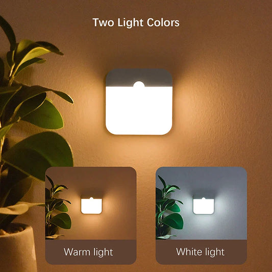 Motion Sensor Wireless LED Wall Lamp