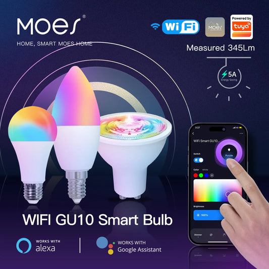 MOES WiFi Zigbee LED Smart Light Bulb