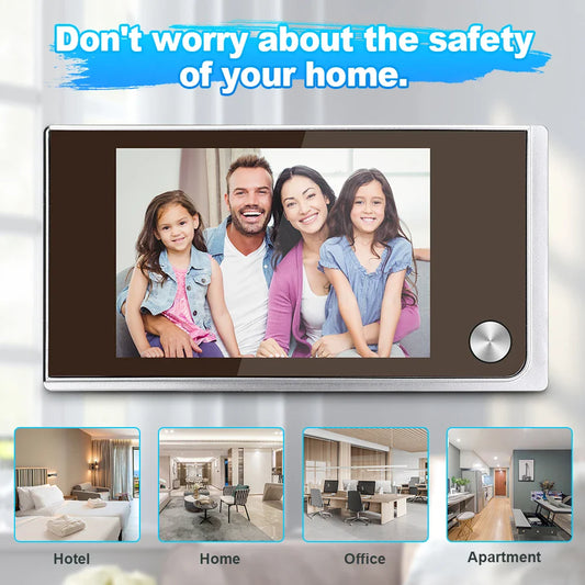 Awapow 3.5 Inch Digital Doorbell Peephole Viewer