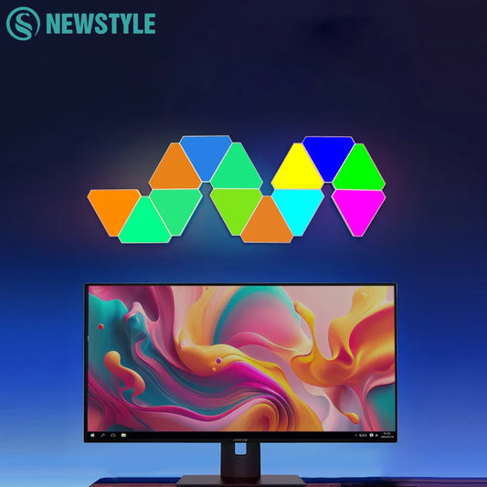 LED Smart WiFi Triangle Wall Light