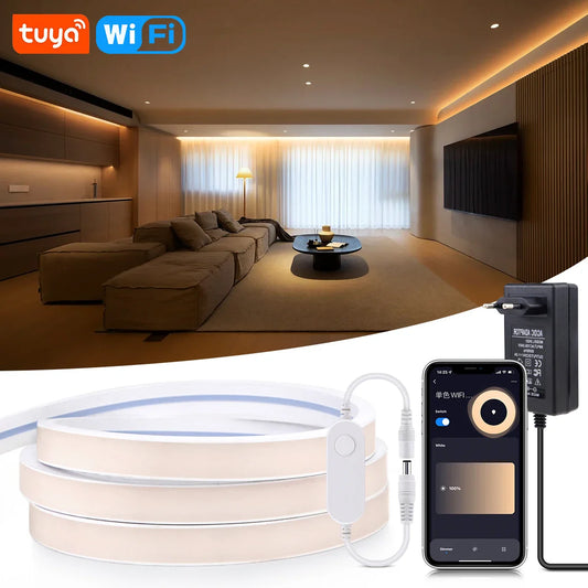 Tuya Smart WiFi DC 24V COB LED Strip