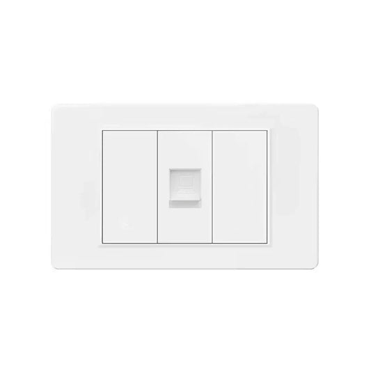 White Italy Chile Outlet with USB Smart Type-C Fast Charging