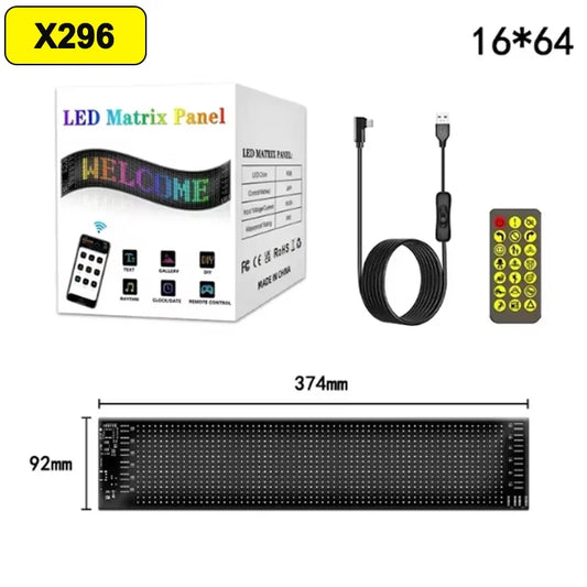 Demon Eyes Car LED Logo Matrix Panel