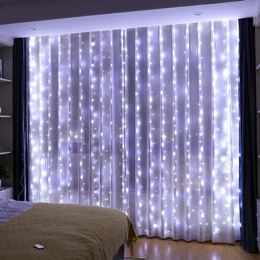 LED Curtain Garland Fairy Lights