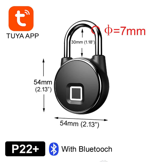 Tuya Smart Fingerprint Padlock