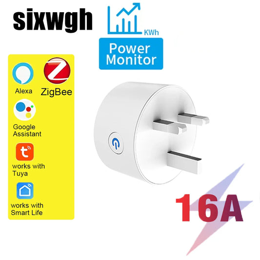 Tuya ZigBee Smart Socket UK Plug