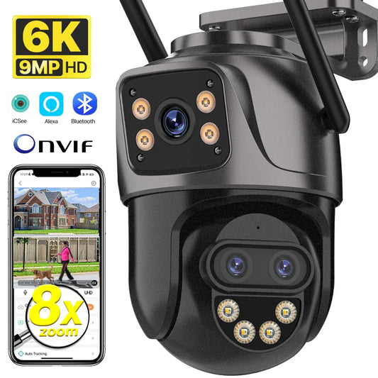6K 9MP WiFi Outdoor PTZ Camera