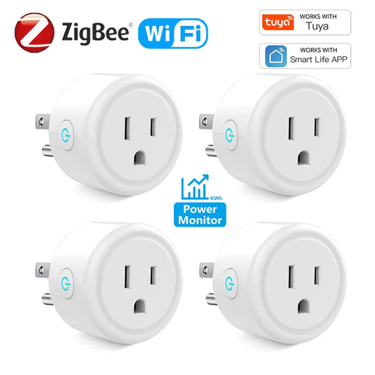 Tuya 16A Smart Plug Zigbee WiFi Socket
