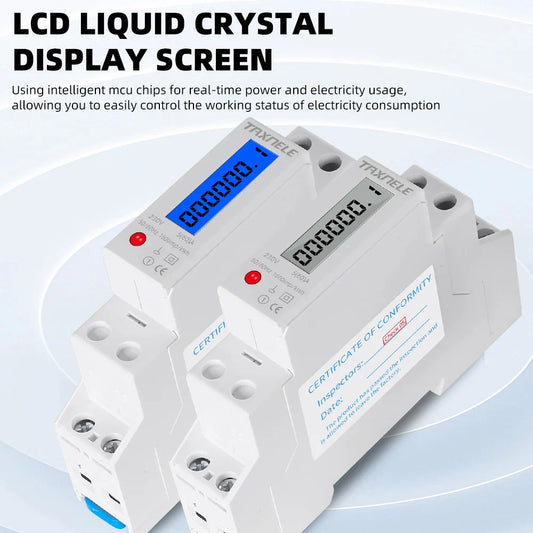 18mm Single Phase Digital Wattmeter