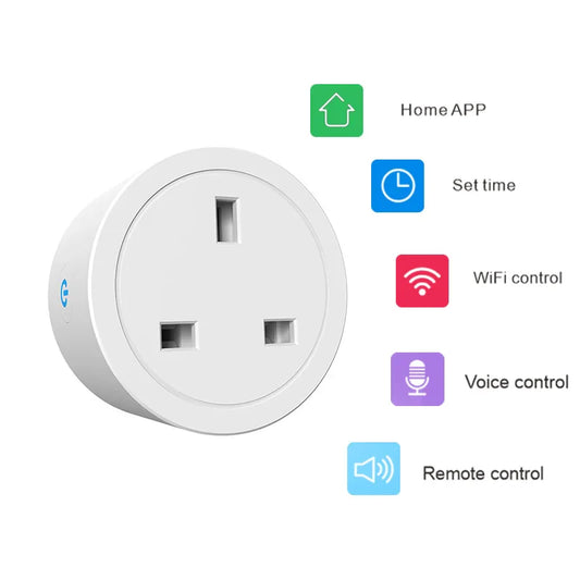 Tuya Smart Plug WiFi & BT Socket UK 16A