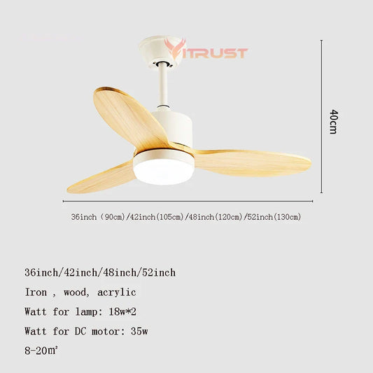 Tuya Smart LED Ceiling Fan Light