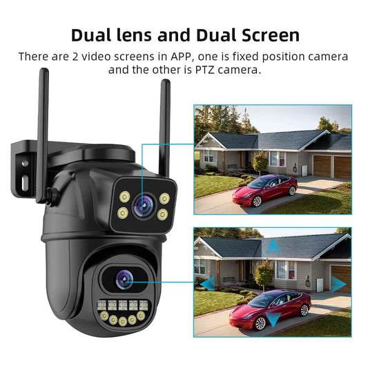 4K 8MP WiFi PTZ Outdoor Camera