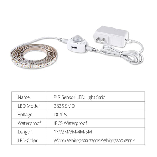 PIR Motion Sensor LED Strip Lights